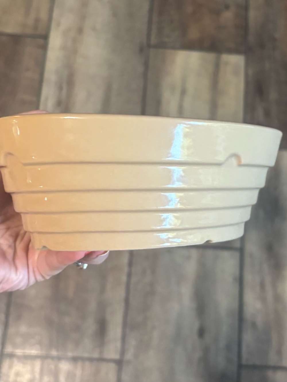 Mason Cash No. 3 Beige Stoneware Oval Baking Dish England Vintage 7” - Picture 3 of 8